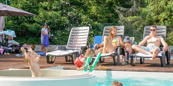 Pobyt v největším rodinném resortu na Slovensku: venkovní hřiště i prolézačky, trampolíny, bazén a sauny