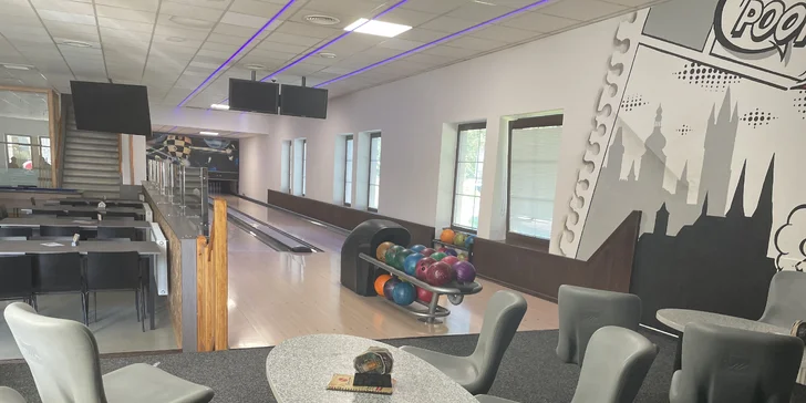 Bowling na 60 či 120 min. až pro 8 osob a velké pivo pro každého