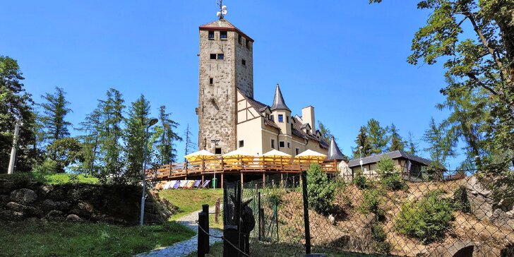 Pobyt u rozhledny Liberecká výšina: polopenze, možnost pokoje s vířivou vanou, wellness i elektrokola