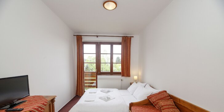 Pobyt v Harrachově: hotel v alpském stylu kousek od lanovky, se slevou na zapůjčení elektrokol