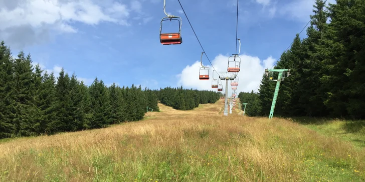 Dovolená v Jeseníkách na Ramzové s polopenzí, wellness, půjčením kol i letním bazénem