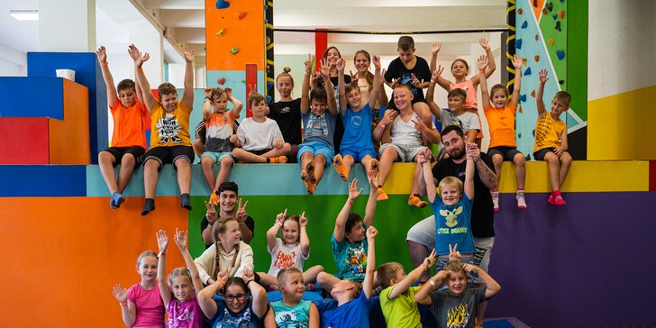 Příměstský tábor v trampolínovém centru 2024: děti od 7 do 15 let, trenéři, laser game i venkovní aktivity