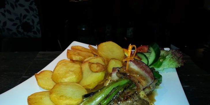 Francouzské tříchodové menu pro dva 