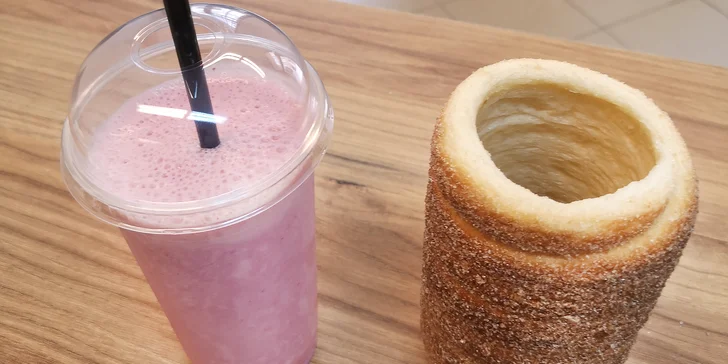 Trdelník dle výběru i s kávou, limonádou či jahodovým koktejlem