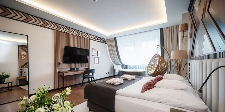 Wellness pobyt v Zakopaném: 5* hotel se stravou, privátní vstup do spa, jen 200 m od ulice Krupówki