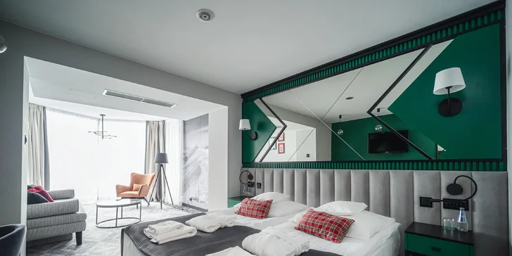 Wellness pobyt v Zakopaném: 5* hotel se stravou, privátní vstup do spa, jen 200 m od ulice Krupówki