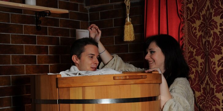 Tradiční staroruská sauna s altajskými bylinami „Bočka“