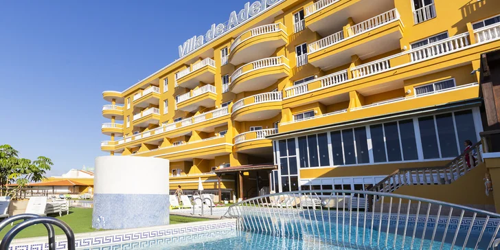 Tenerife: studia či apartmány 500 m od pláže, all inclusive, animační programy, vlastní doprava