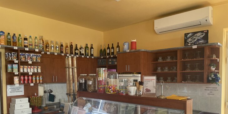 Otevřené vouchery v hodnotě 250, 500 a 1000 Kč do cukrárny Jadran: káva i zákusky