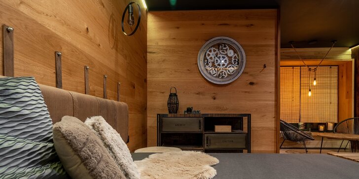Privátní wellness apartmány na 120 minut: vířivka, sauna i relax zóna