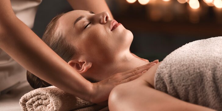 Masáž dle výběru v délce 60-90 minut: relaxační, liftingová i rekondiční nebo lifting obličeje