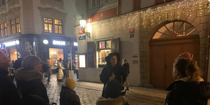 Večerní procházka Prahou s průvodcem: Legendy a strašidla staré Prahy, sleva do Kellyxíru