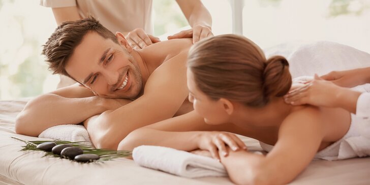 Užijte si masáž ve dvou: 60 minut relaxace pro páry