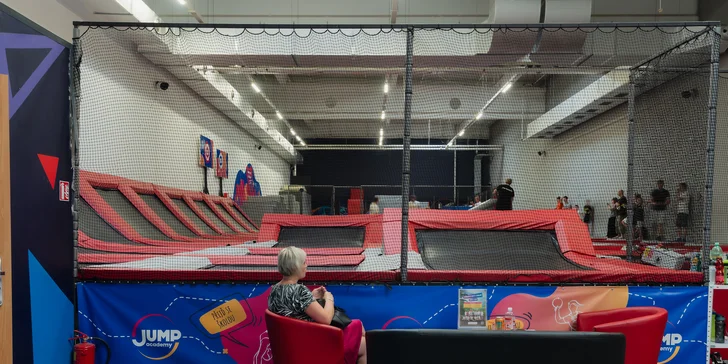 Vstupy nebo permanentky do Jump Academy Olomouc: trampolíny, ninja dráha, parkour zóna i 9D kino