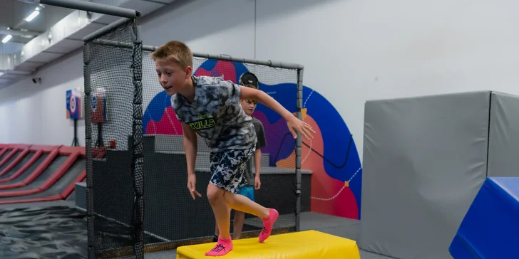 Vstupy nebo permanentky do Jump Academy Olomouc: trampolíny, ninja dráha, parkour zóna i 9D kino