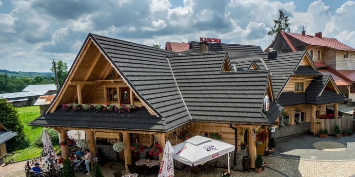 Kouzelný pobyt nedaleko Zakopaného: jídlo, neomezený wellness i zábava