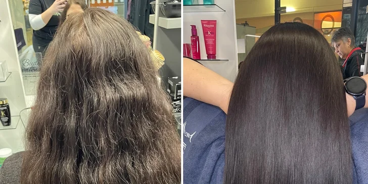 Hloubková regenerace pro poškozené vlasy, mytí, střih i závěrečný styling: všechny délky vlasů