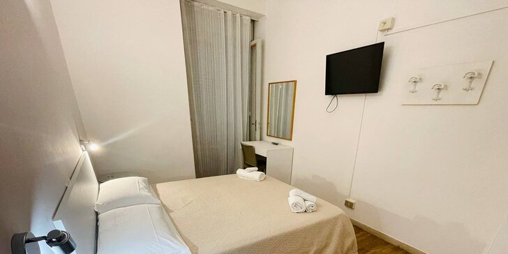 Dovolená s plnou penzí u italského Rimini: hotel 100 m od moře, až 2 děti zdarma, bazén