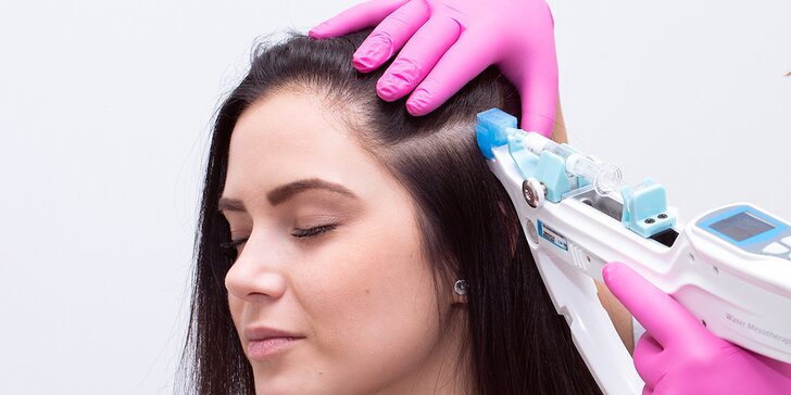 Vlasová mezoterapie pro krásné a husté vlasy: 1 nebo 3 ošetření