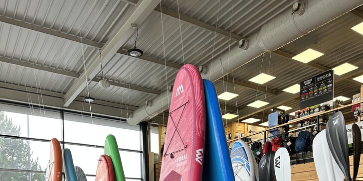 Půjčení paddleboardu, kajaku či kanoe na 1-10 dní s veškerým příslušenstvím