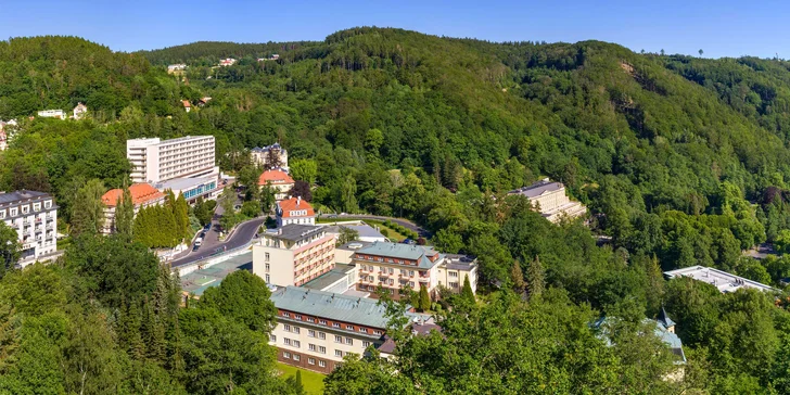 Fantastický wellness pobyt se snídaní či polopenzí ve 4* Spa Resortu Sanssouci v Karlových Varech