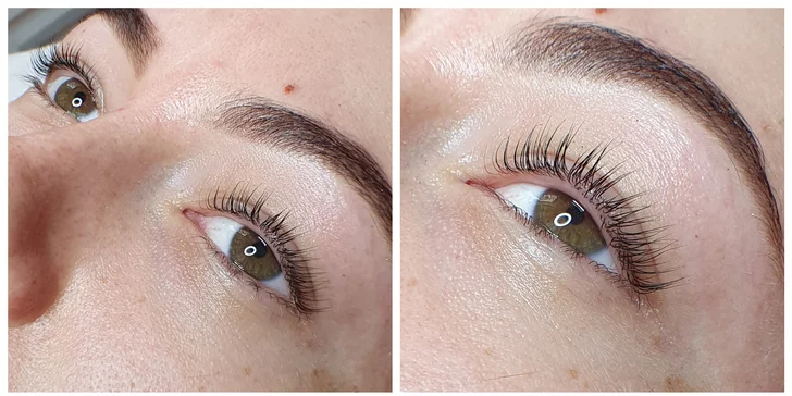 Smyslný pohled i bez umělých řas: lash lifting s barvením a výživou řas