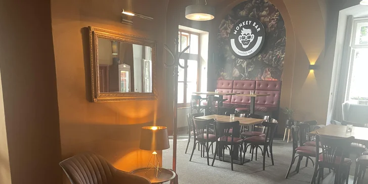 Spritz drink či koktejl dle výběru pro 1 i 2 os. v Monkey baru v centru Třeboně