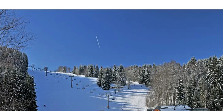 Březnový odpočinek v Krkonoších na 3 nebo 5 nocí pro dva s polopenzí