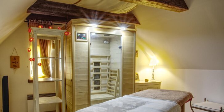 Medová koupel, masáž medovým olejem a relax v solné jeskyni pro 2 osoby