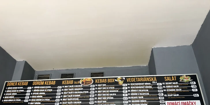 Dokonalý kebab s hovězím či kuřecím masem, dipem dle výběru i ovčím sýrem na Evropské