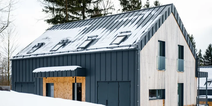 Moderní apartmán v přírodě u Lipna až pro 10 osob