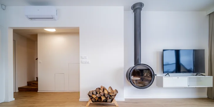 Moderní apartmán v přírodě u Lipna až pro 10 osob