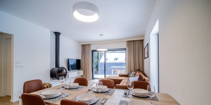 Moderní apartmán v přírodě u Lipna až pro 10 osob