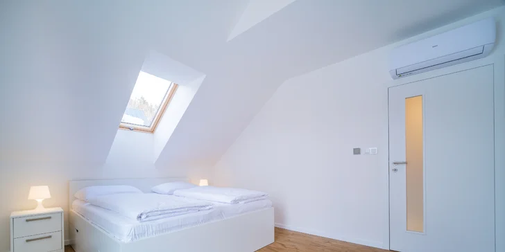 Moderní apartmán v přírodě u Lipna až pro 10 osob