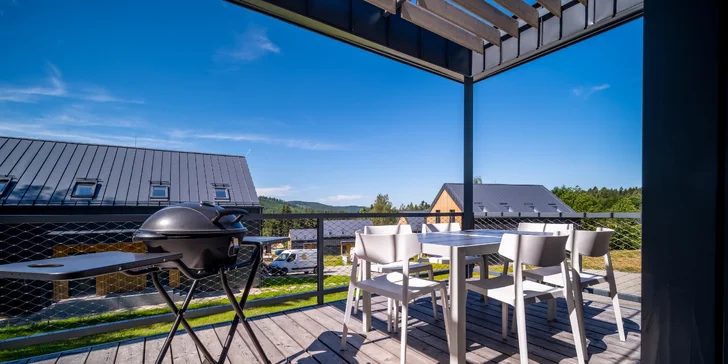 Moderní apartmán v přírodě u Lipna až pro 10 osob
