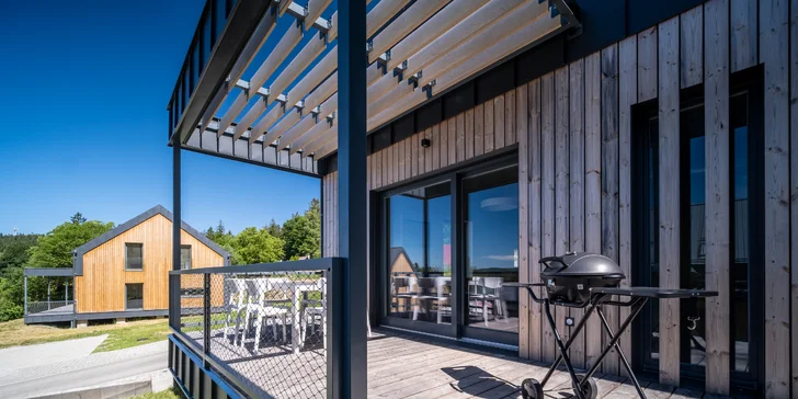 Moderní apartmán v přírodě u Lipna až pro 10 osob
