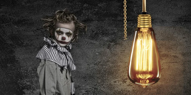 Utečte z děsivého snu: úniková hra Noční můra v lunaparku až pro 4 hráče