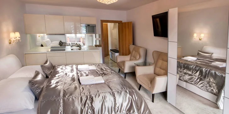 Aktivní pobyt v krásném apartmánu s výhledem na Vysoké Tatry, sleva do aquaparku i wellness