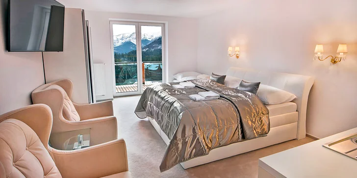 Aktivní pobyt v krásném apartmánu s výhledem na Vysoké Tatry, sleva do aquaparku i wellness
