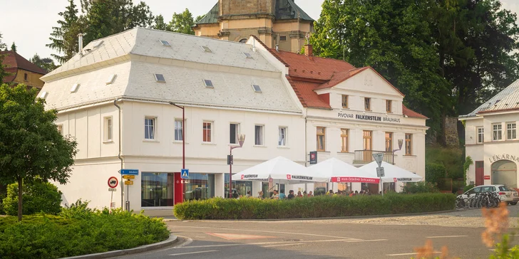 Ubytování v pivovaru v Českém Švýcarsku: bufetová snídaně i degustační pivní set