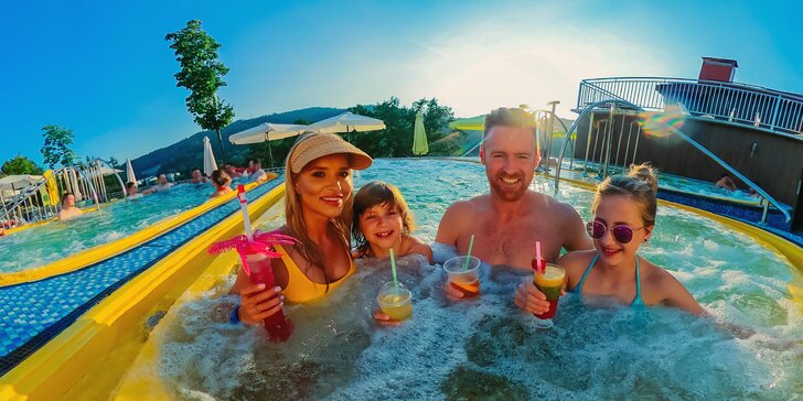 Rodinná dovolená v krásném komplexu s aquaparkem: polopenze či plná penze, dětský klub i děti zdarma