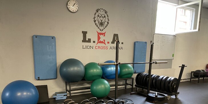 Až 1 000 Kč na veškeré služby a tréninky ve fitness Lion Cross Arena
