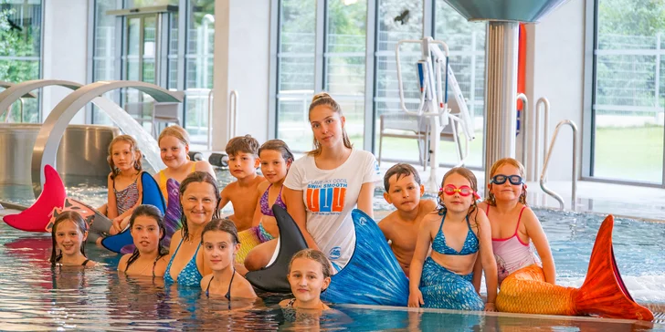 Záplava zábavy: Lekce mermaidingu i plavání pro rodiče a dítě