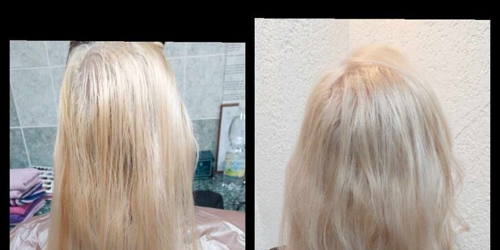 Krásné vlasy: barvení a melír včetně zastřižení konečků a regenerační kúry