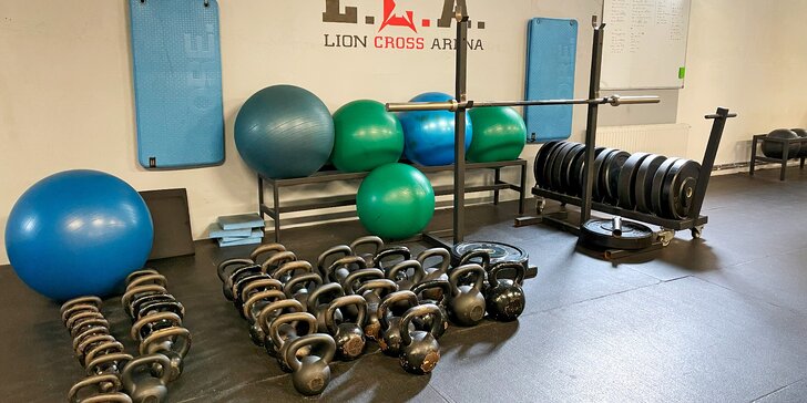 Až 1 000 Kč na veškeré služby a tréninky ve fitness Lion Cross Arena
