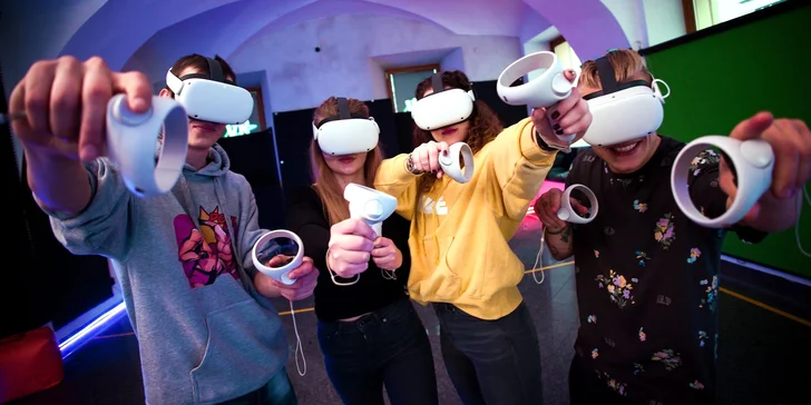 60 minut ve virtuální realitě až pro 4 hráče: střílení, sport i vzdělávání