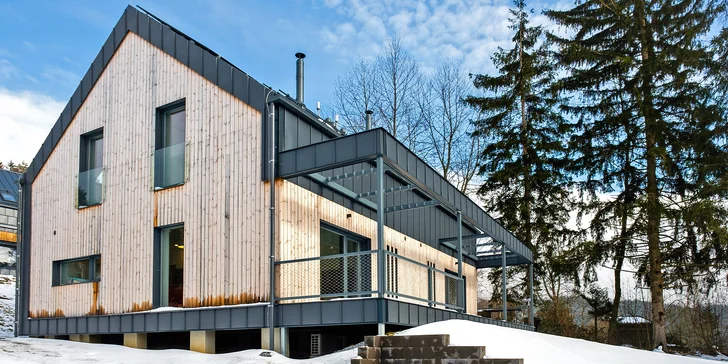 Moderní apartmán v přírodě u Lipna až pro 10 osob