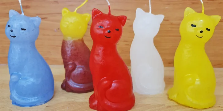 Podzimní tvoření pro děti i dospělé: 2 typy svíček a koupelová sůl, s občerstvením