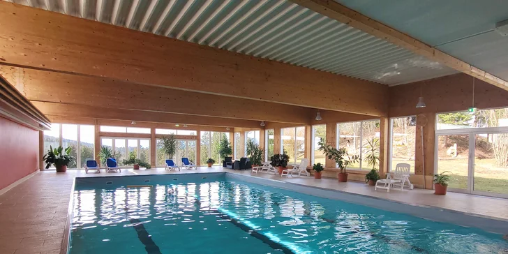 Pronájem apartmánu na německé straně Šumavy i vstupy do wellness s krytým bazénem a saunou