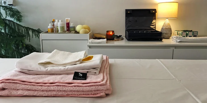 Až 120min. kombinovaná masáž: olejová masáž, trigger points, baňkování i tejpy